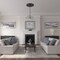 Ekena Millwork Tellson Ceiling Medallion (Fits Canopies up to 6 3/4"), 30 5/8"OD x 2 1/2"P, Painted Turtle Crackle CM30TEPTC - alternate 3